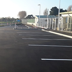 Completed Pidgeon Contracting car park surfacing