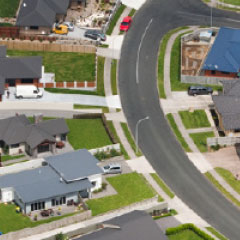 Completed subdivision civil works by Pidgeon Contracting